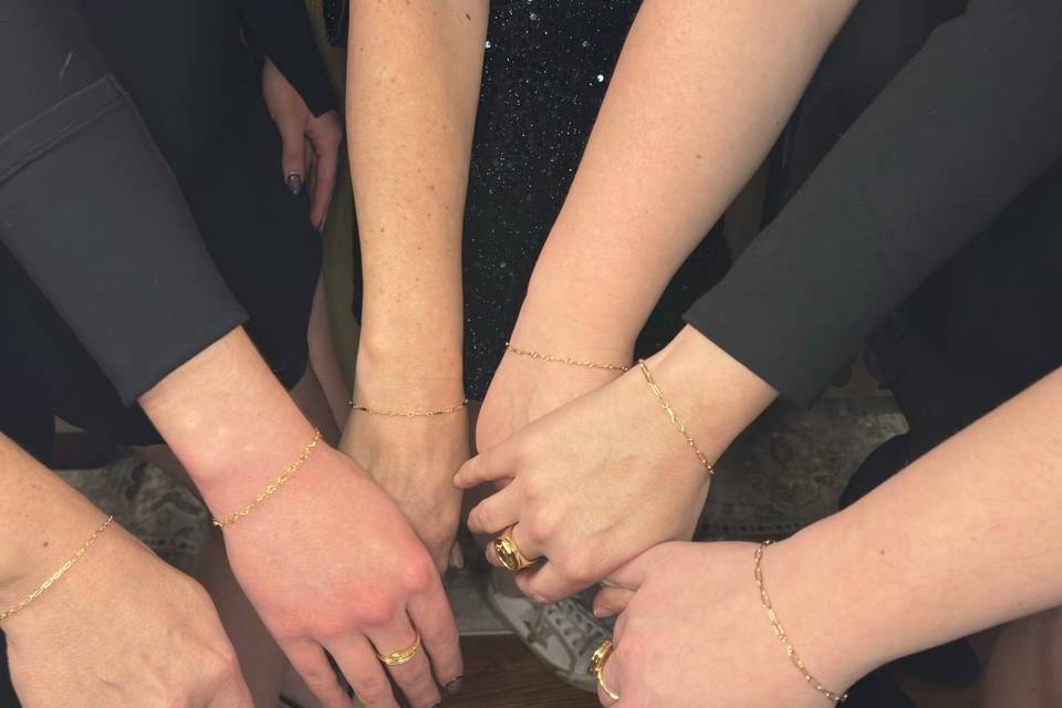 Bachelorette matching bracelet