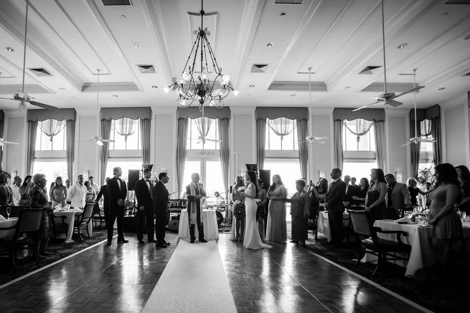 Indoor ceremony