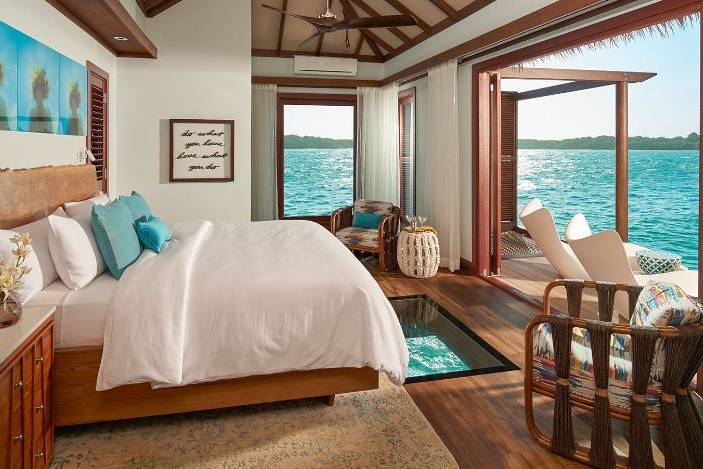 Sexy overwater villa