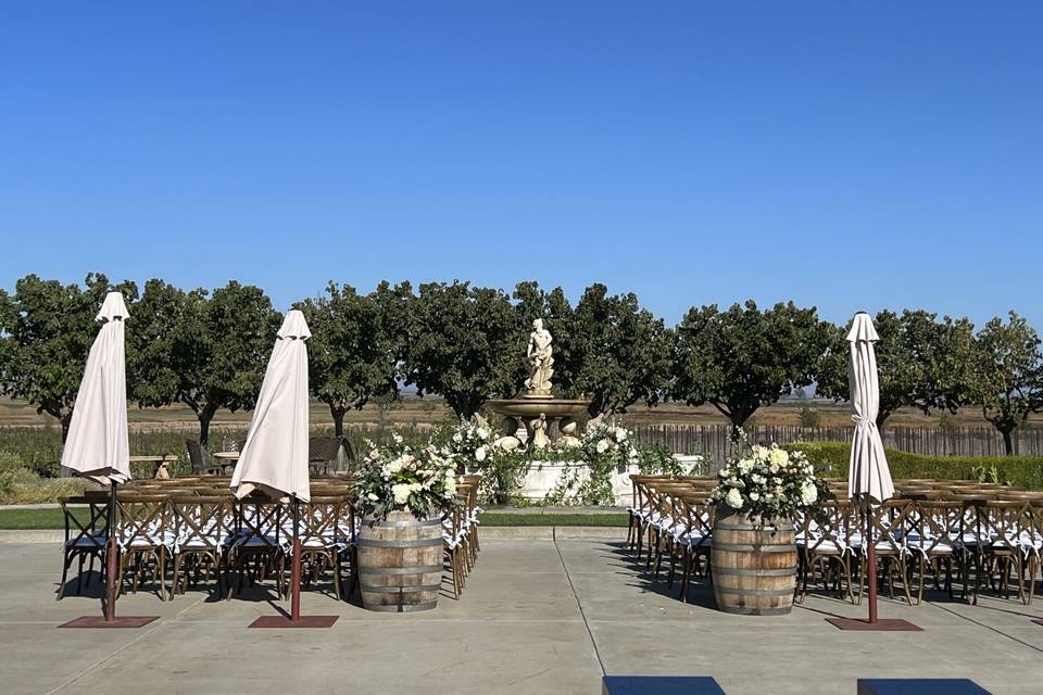 Ceremony in the Vineyard Vista