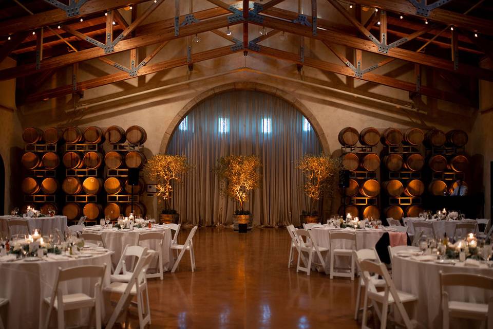 Reception in the Barrel Room