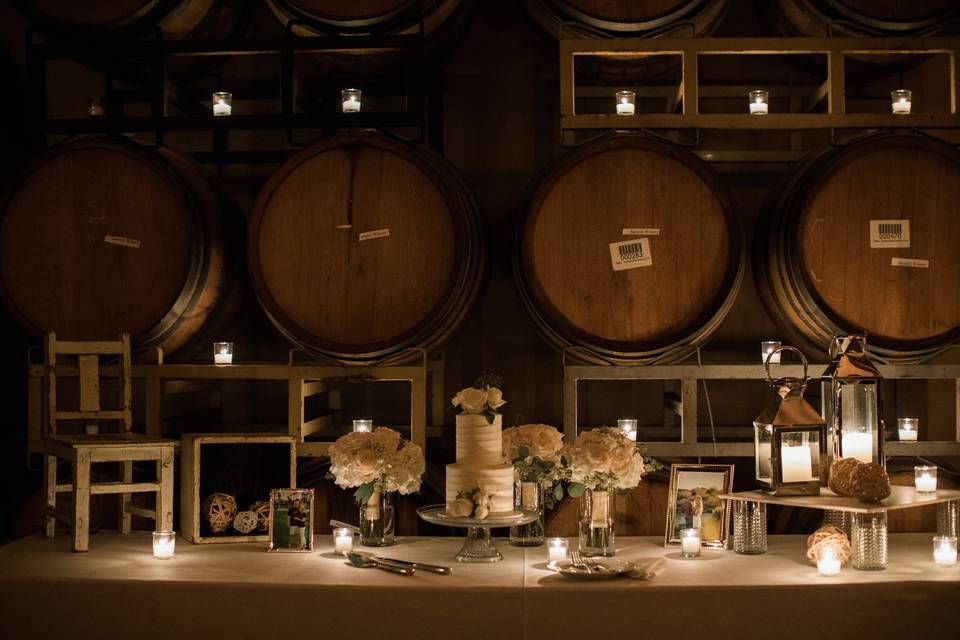 Candlelight in the Barrel Room