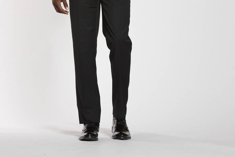 Classic black groomsman suit