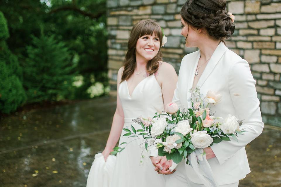 White women's tuxedo