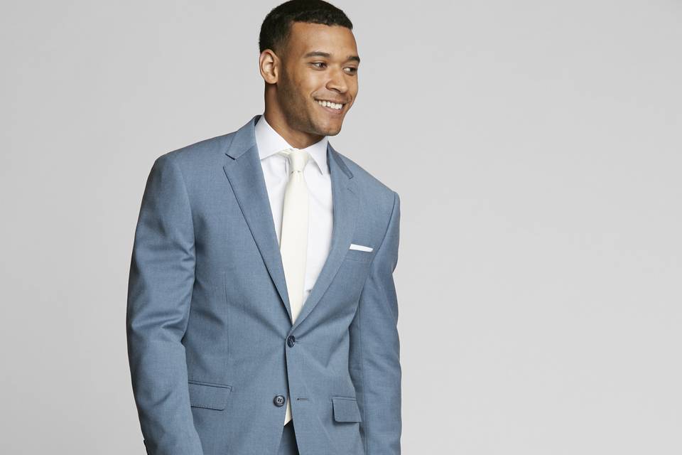 Light Blue Wedding Suit