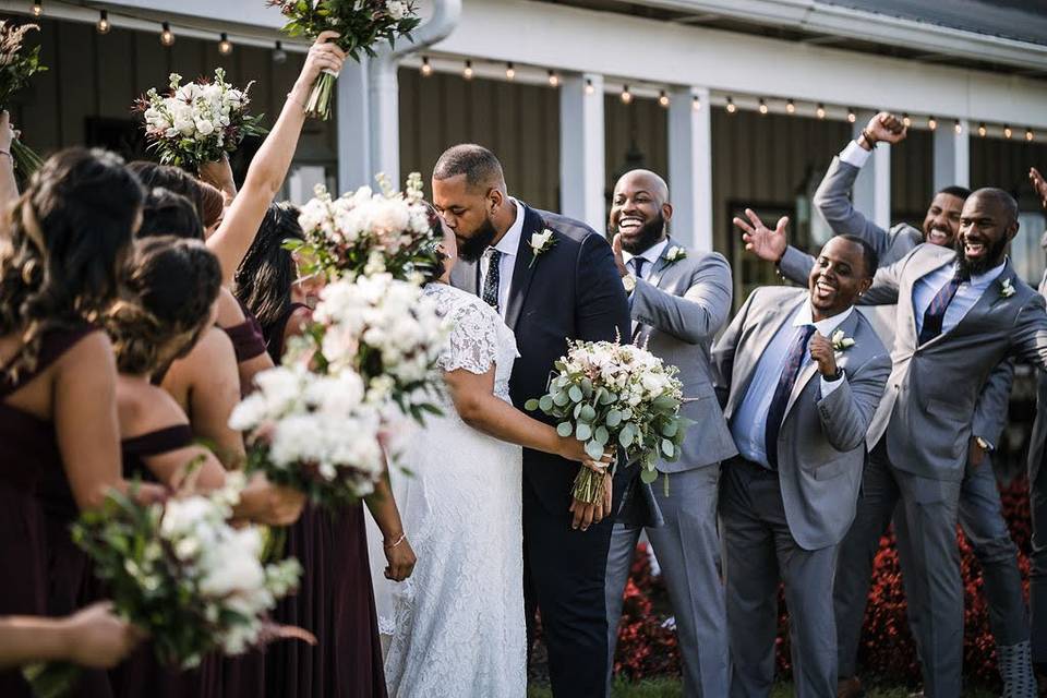 Light Gray Groomsmen Suits