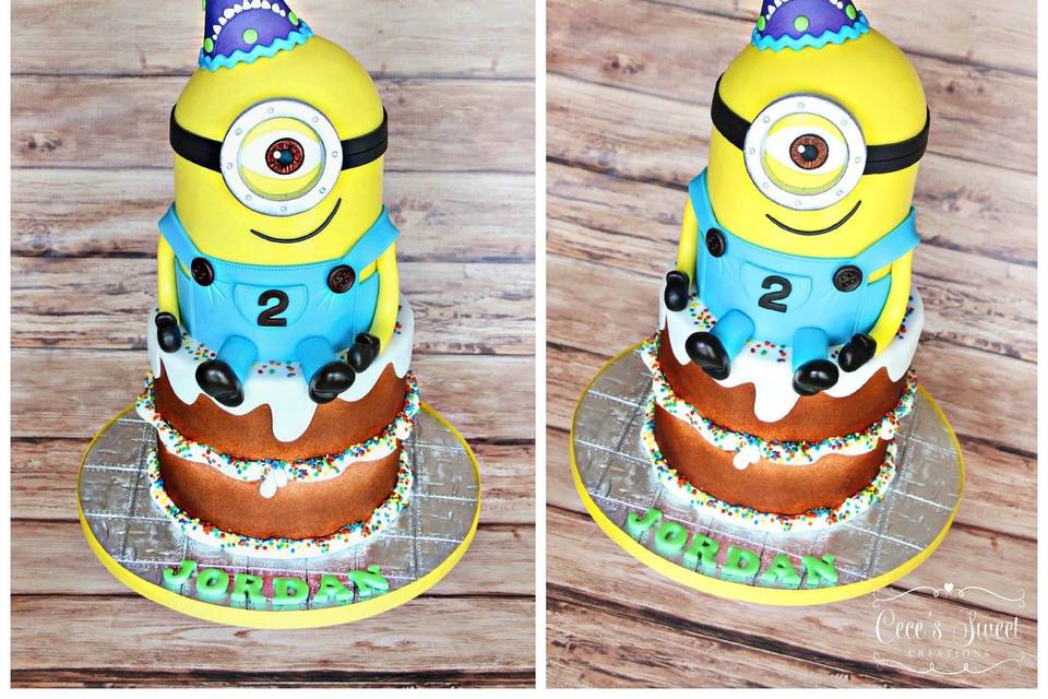 Minion Birthday Cake