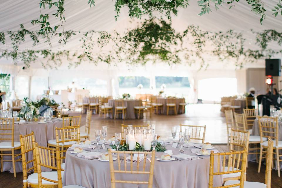 Tented reception