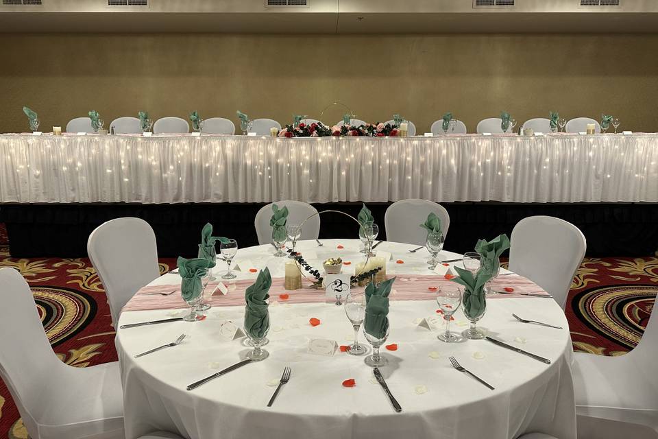 Head Table Lower Ballroom