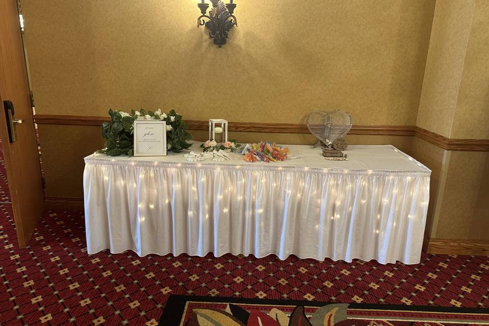 Place Card Table