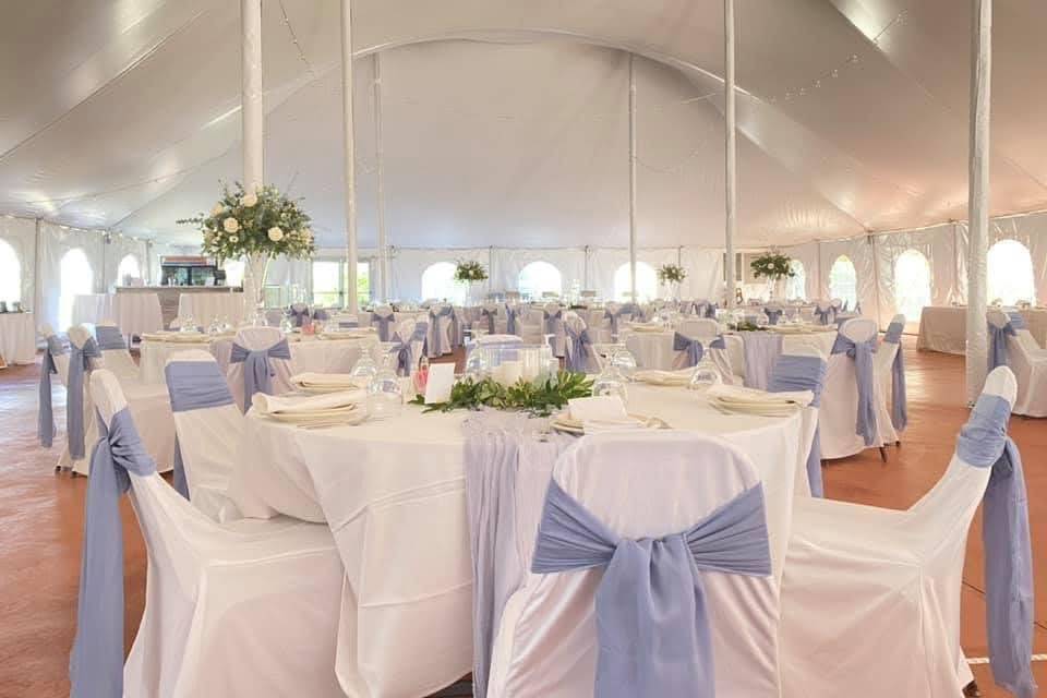 Tent wedding