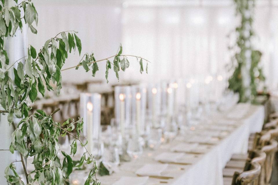 Reception in The Tent