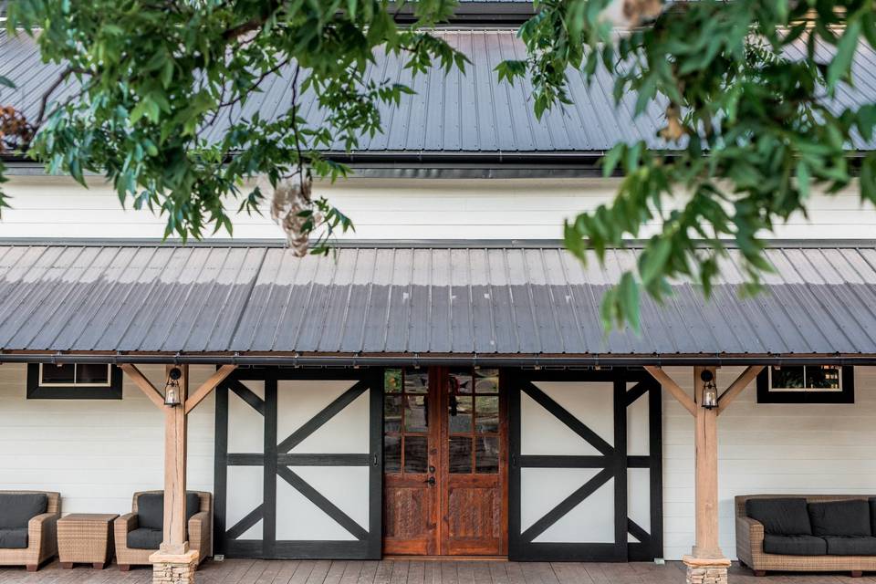 The Barn side porch