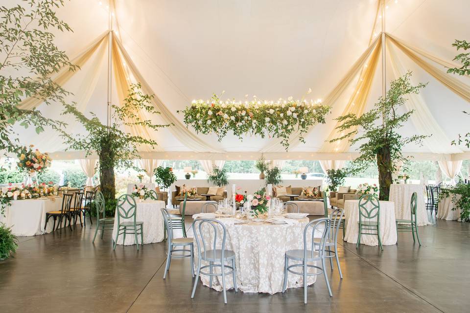 Reception in Tent