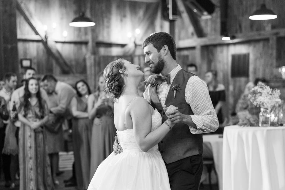 First Dance in The Barn