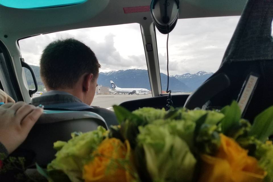 Helicopter Alaskan Elopement