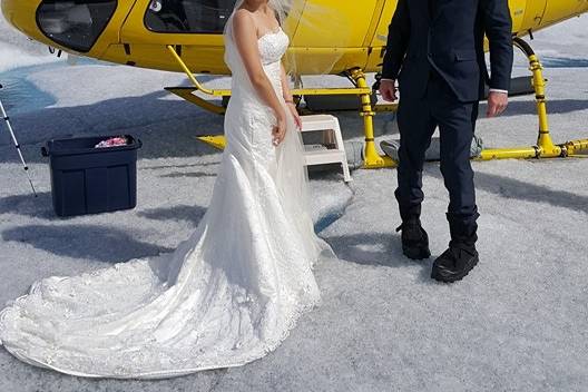 Helicopter Wedding