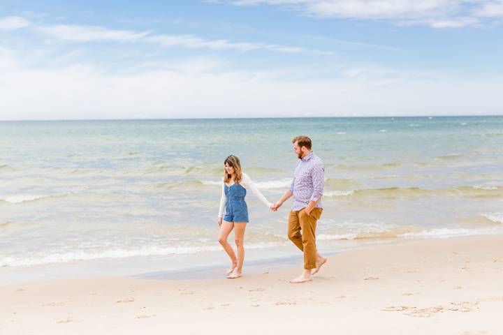 Beach Engagement Photos