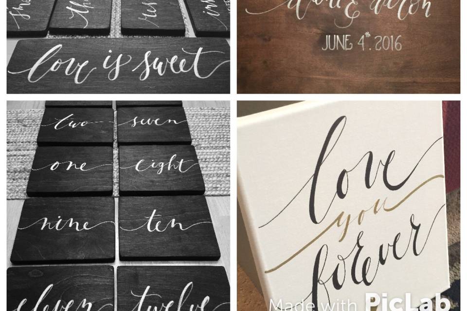 Calligraphy by Jennifer Borkowski Designs