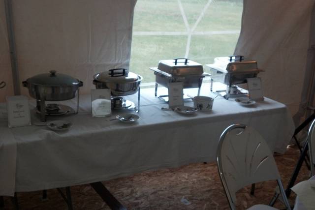 Buffet setup