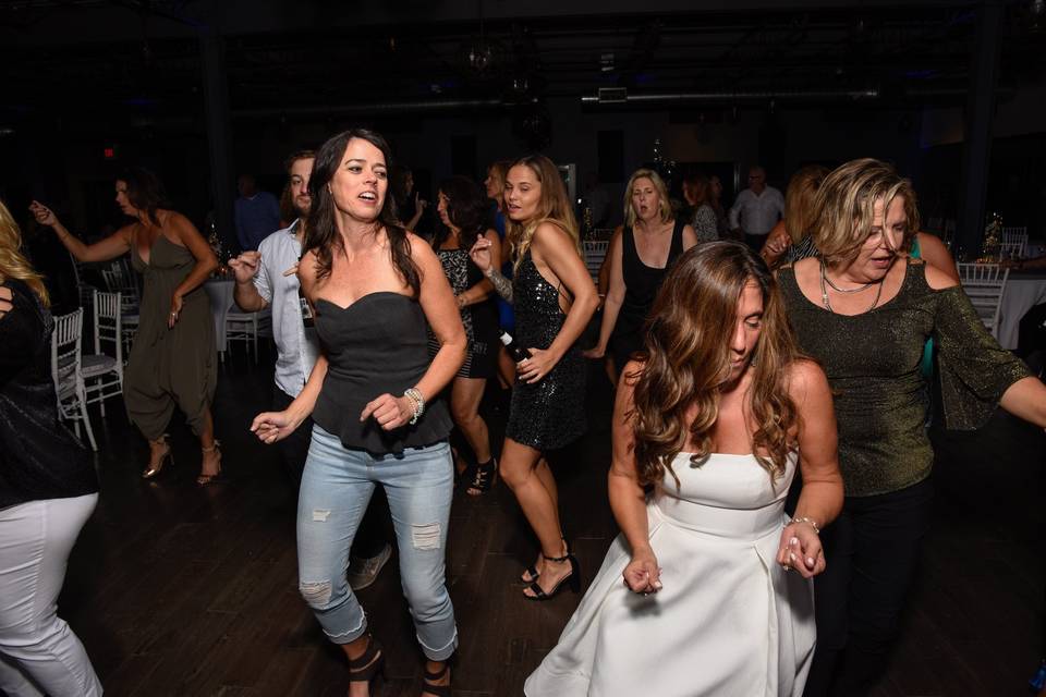 Rockin the dance floor