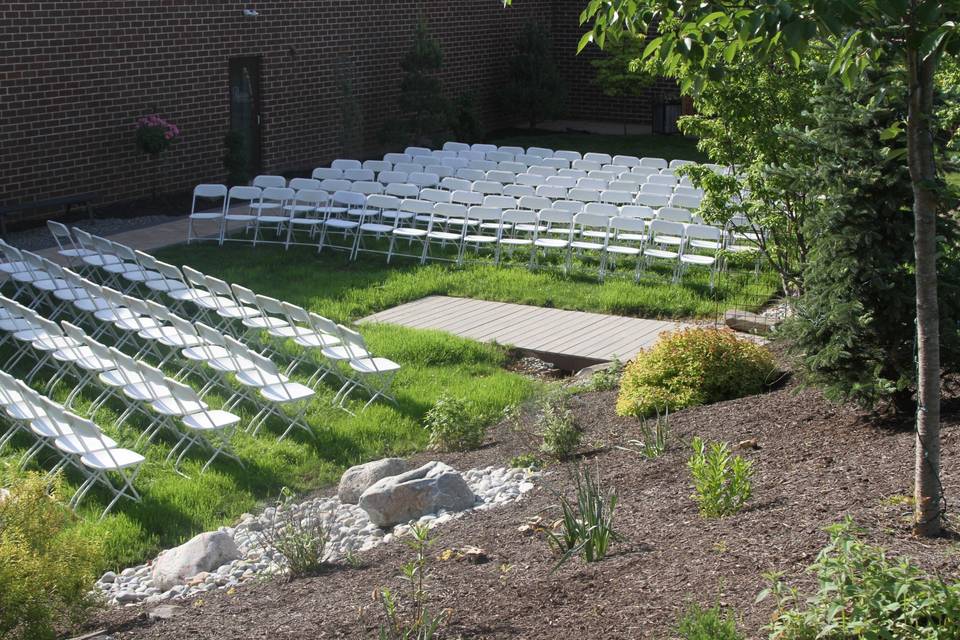 A beautiful day for a ceremony