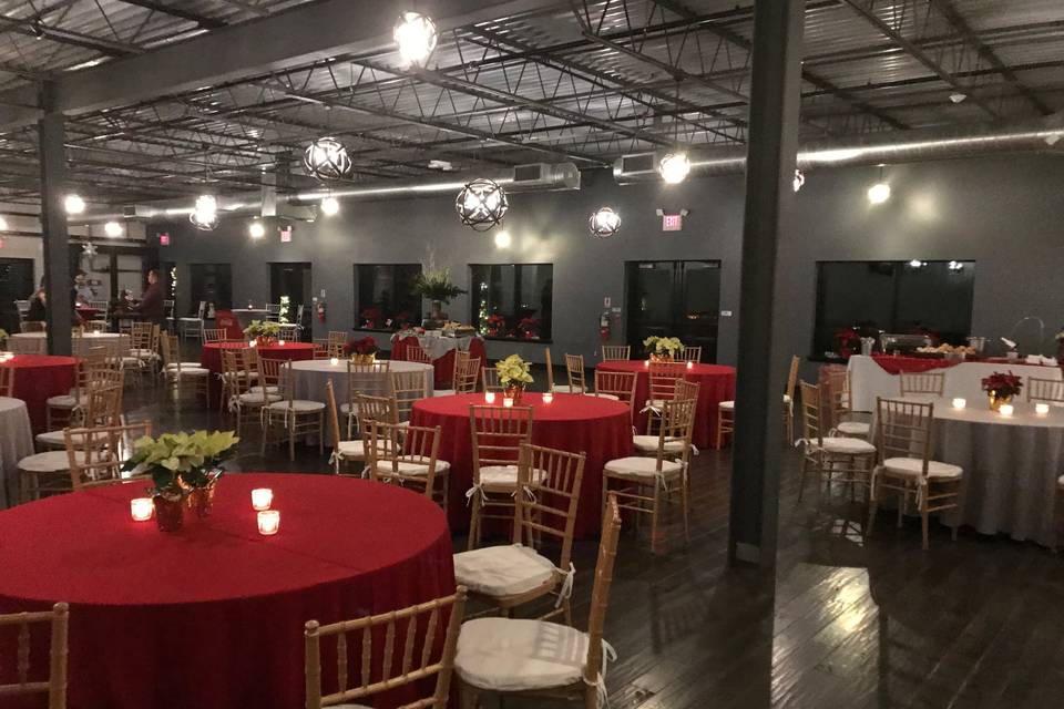 Setup for a festive event