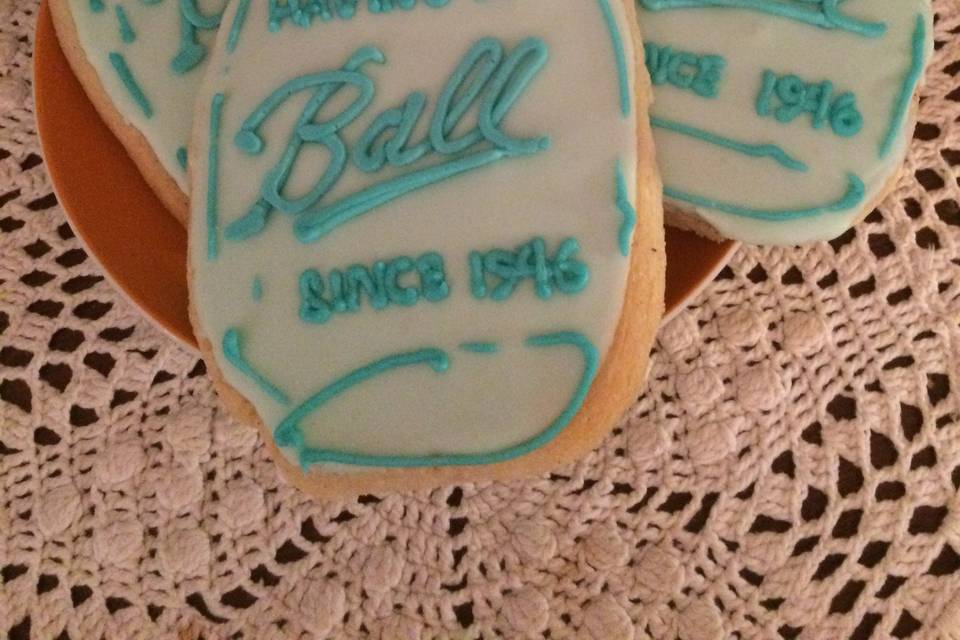 Custom Design Wedding Cookie Favors