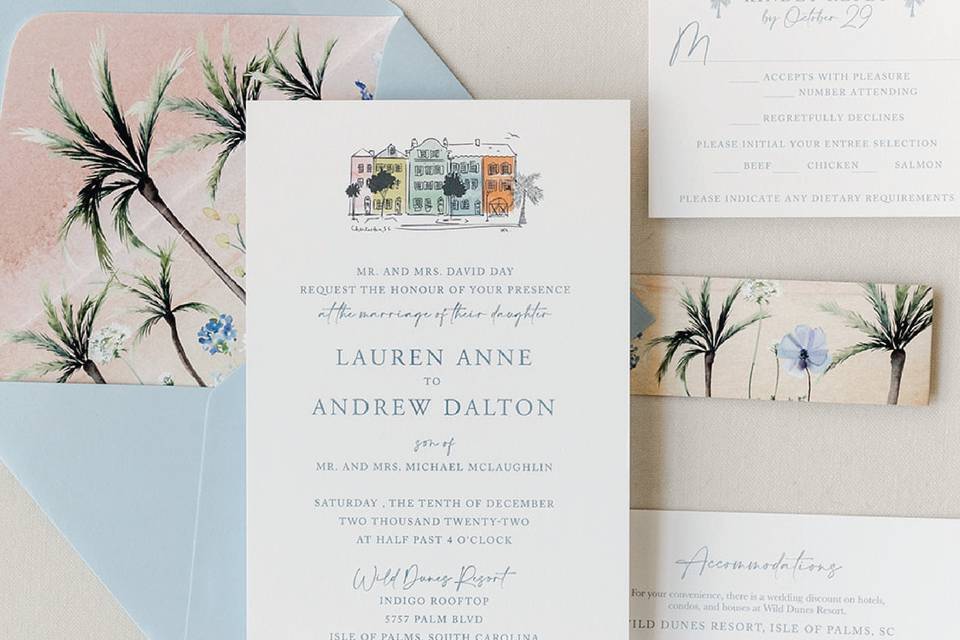 Beach Invitation Suite