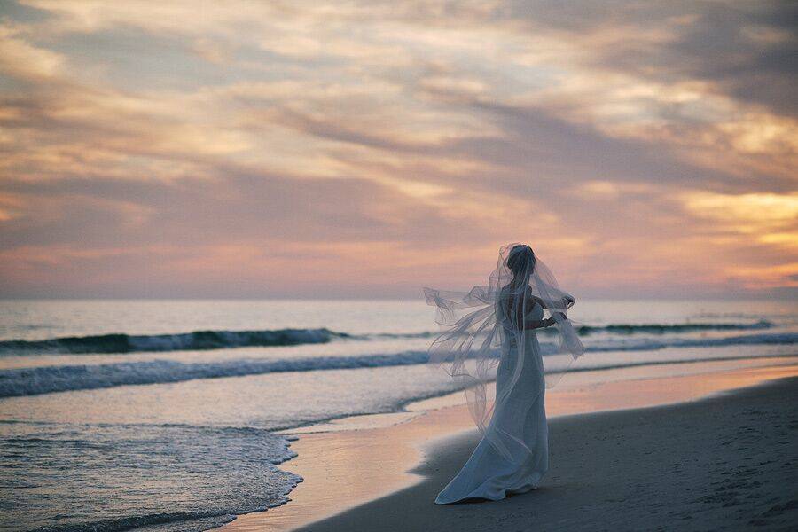 Beach wedding |  photo by Paul Johnson