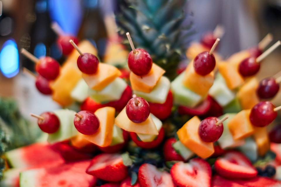 Artistic display of fruit