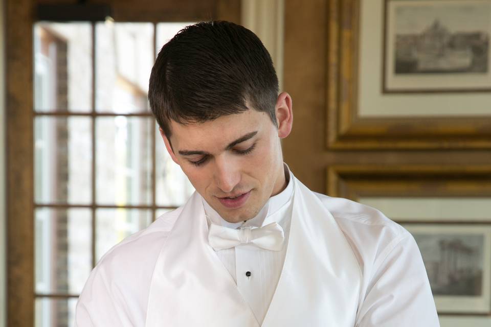 Groom's portrait