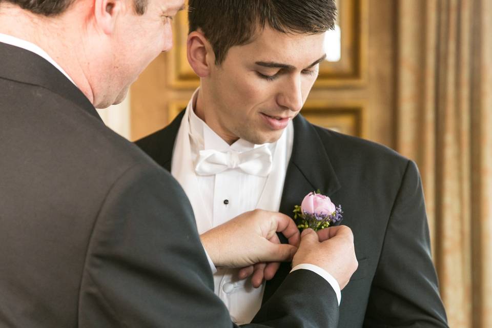 Groom's portrait