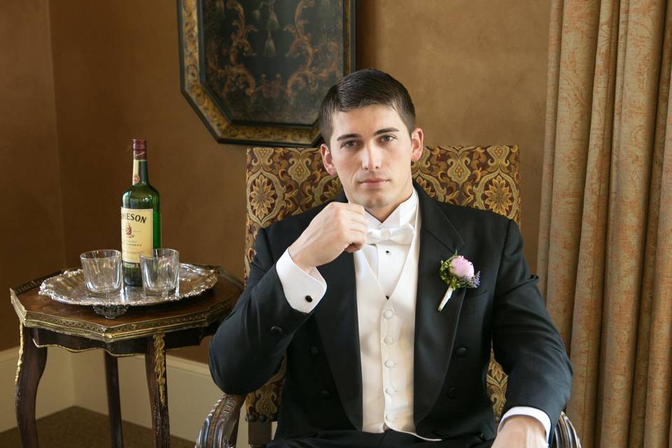 Groom's portrait