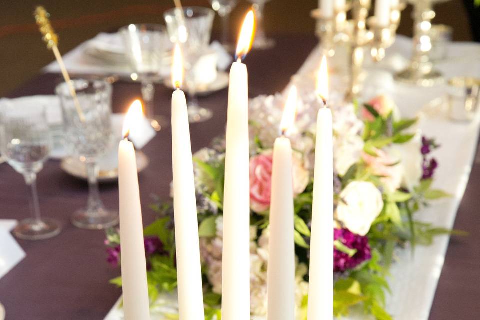 Candle centerpiece