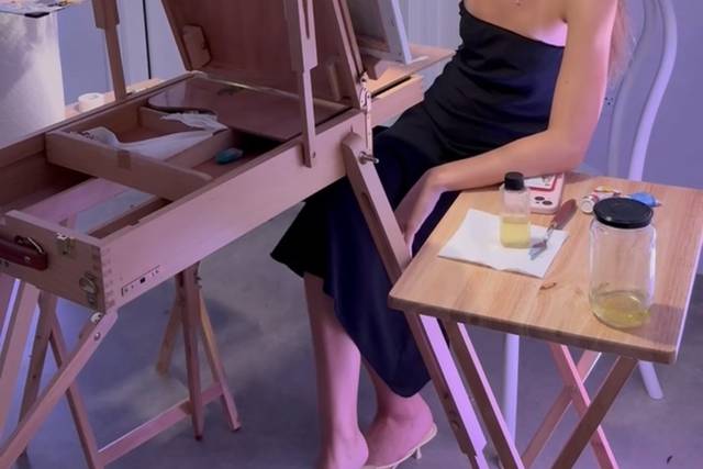 Isabella Yochum Live Wedding Painter | NC