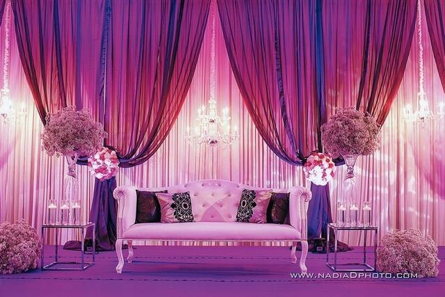 Decadent lounge setting