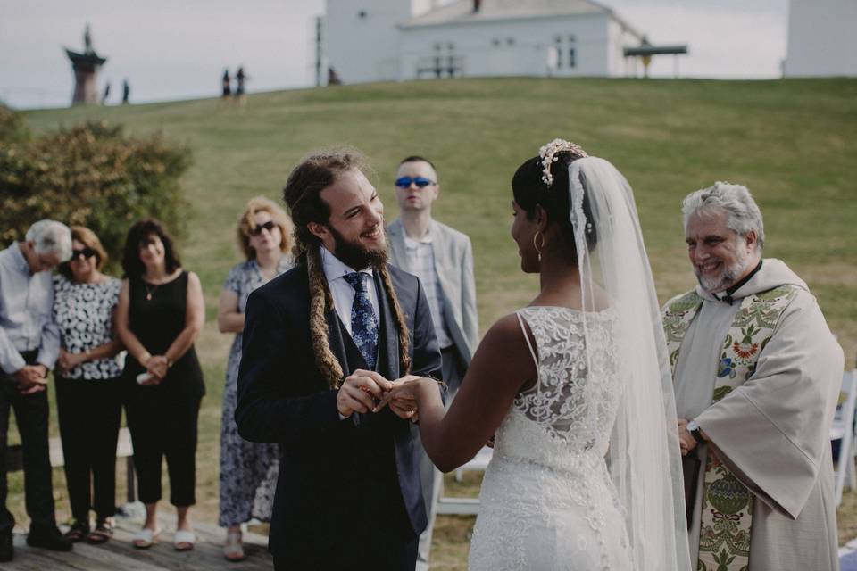 Montauk Lighthouse wedding