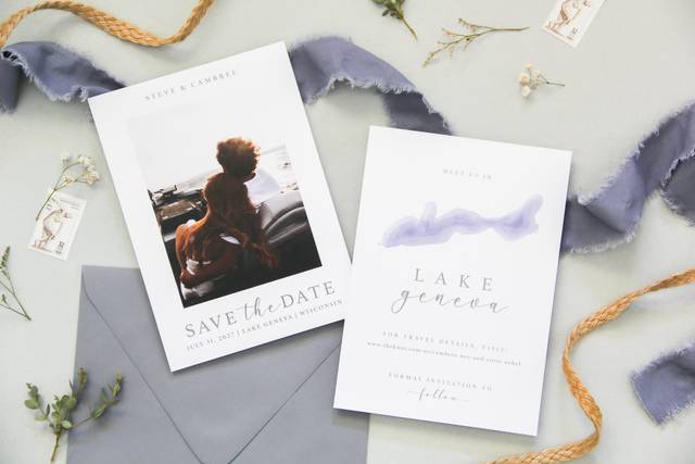 Modern Picture Frame w/ Lake