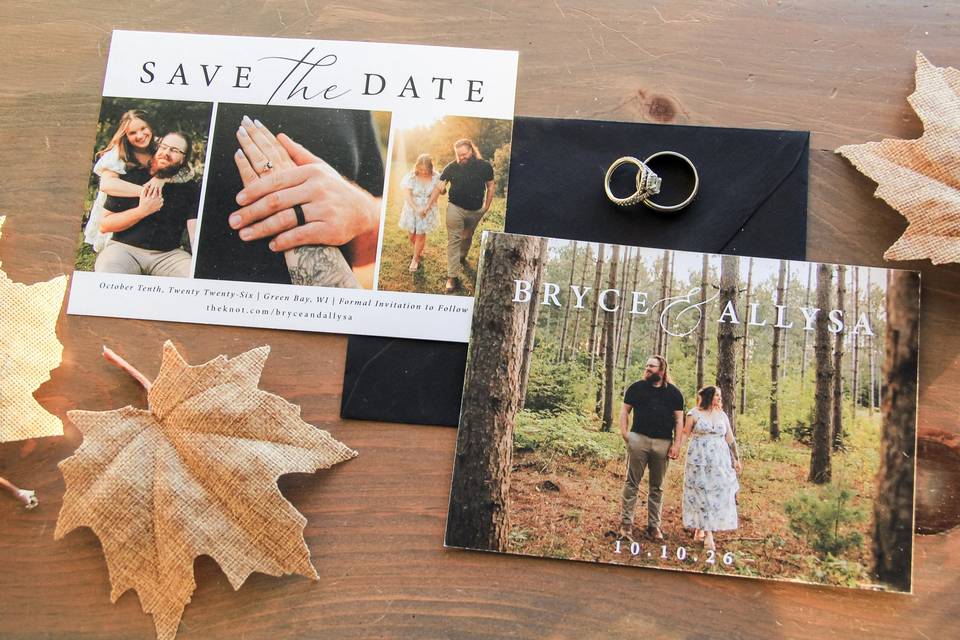 Touch of Script Save the Date