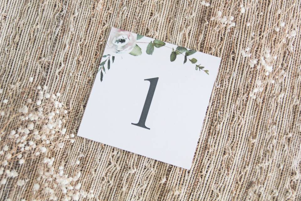 Eucalyptus Table Number