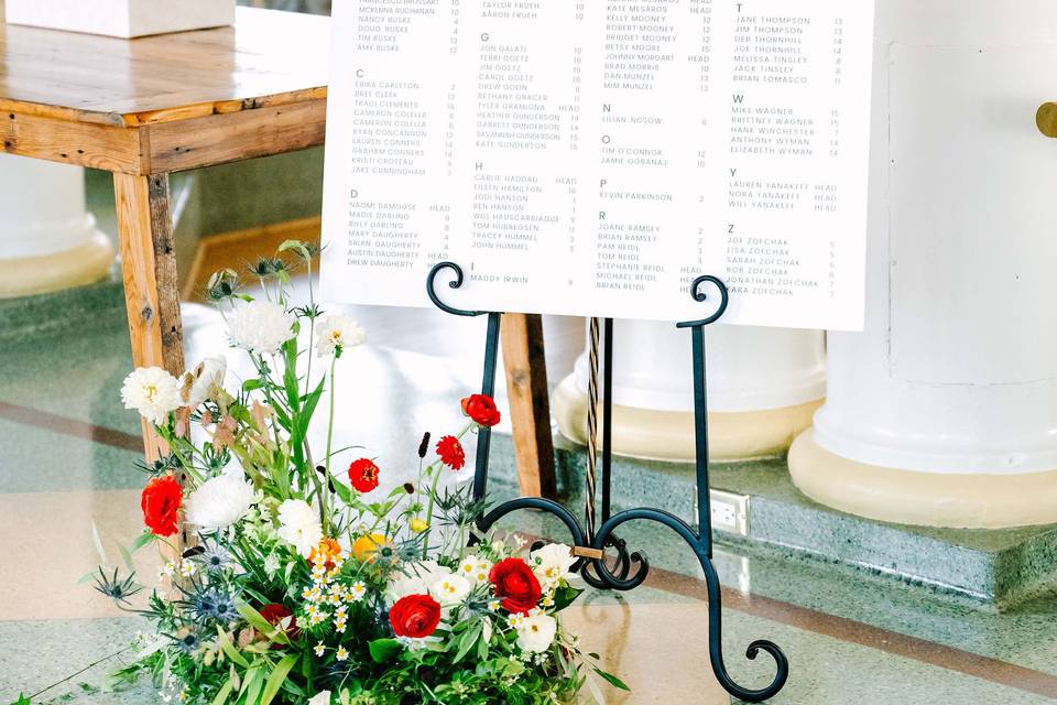 Custom Seating Chart