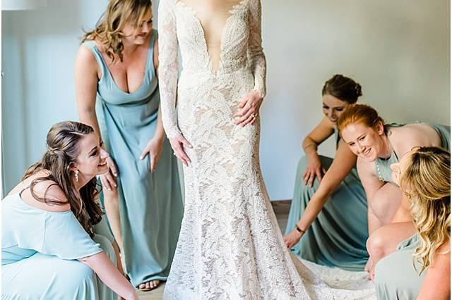 Bridal Party in Room