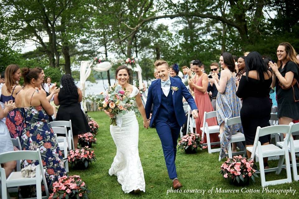 Lakeside ceremony