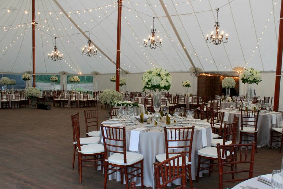 Tented wedding