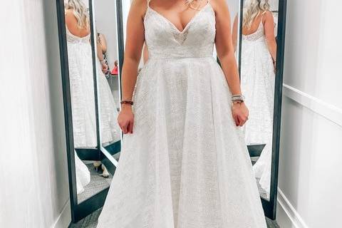 Nordstrom plus size wedding clearance dresses