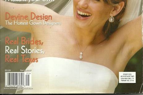 BRIDAL Magazine cover 2007, makeup by Carrie Von Loudon