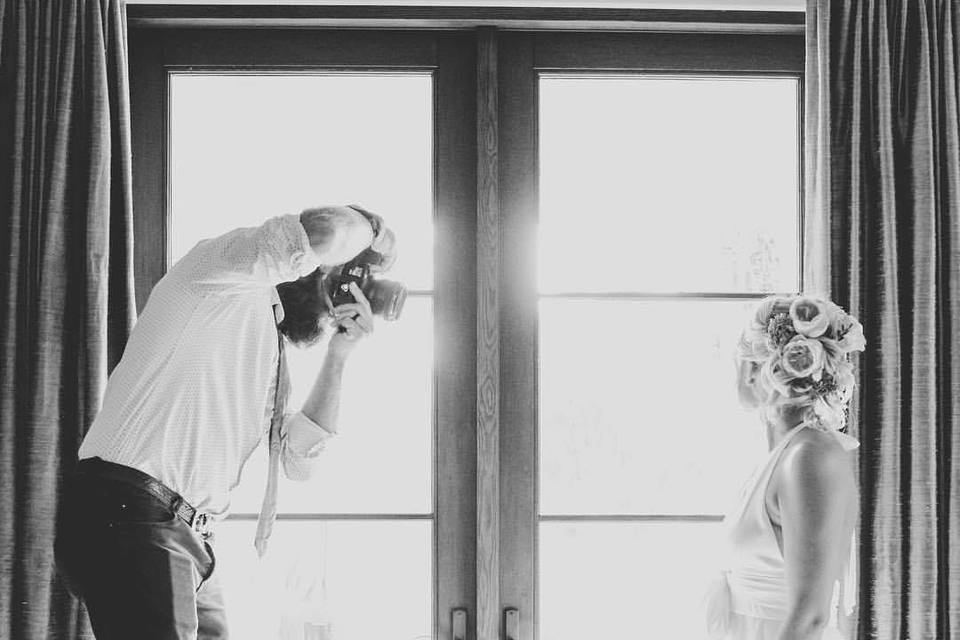 Travis + the bride