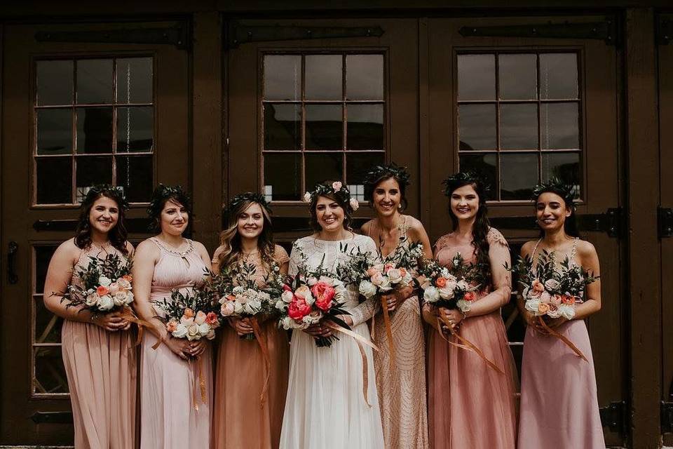 The whole bridal party