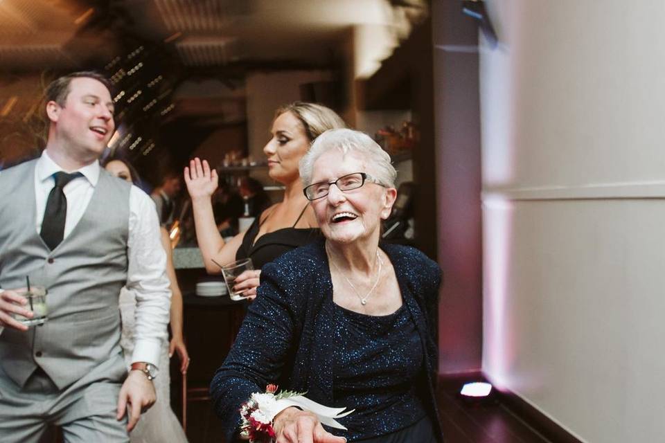 Grandma dancing